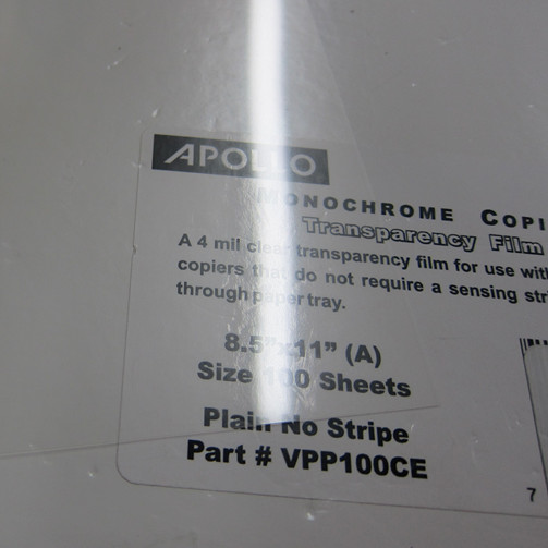 Clear Transparency Film